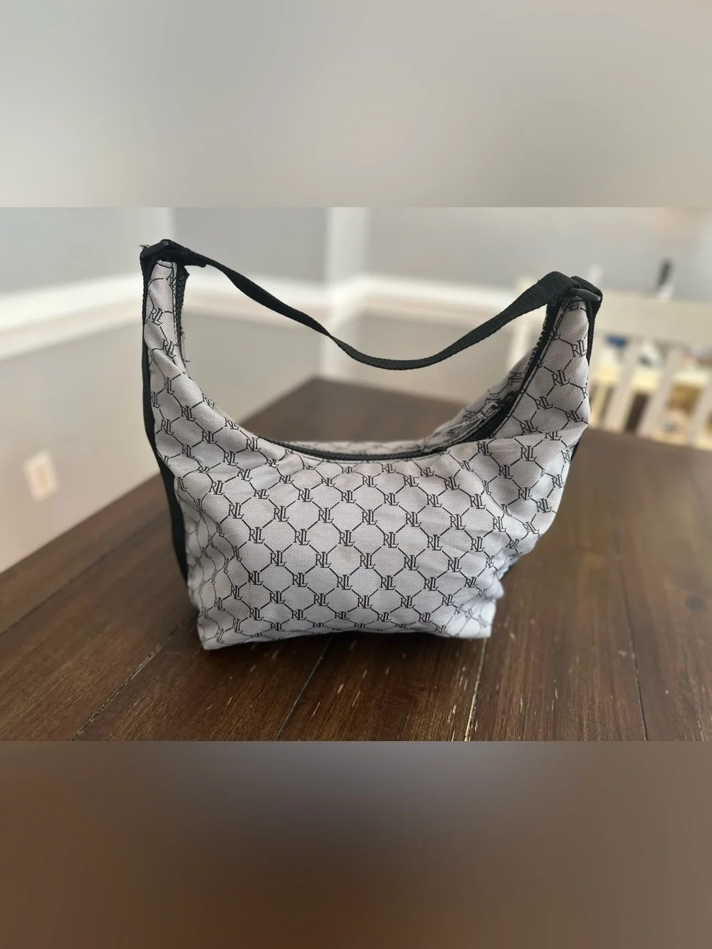 Lauren Ralph Lauren Y2K logo hobo bag